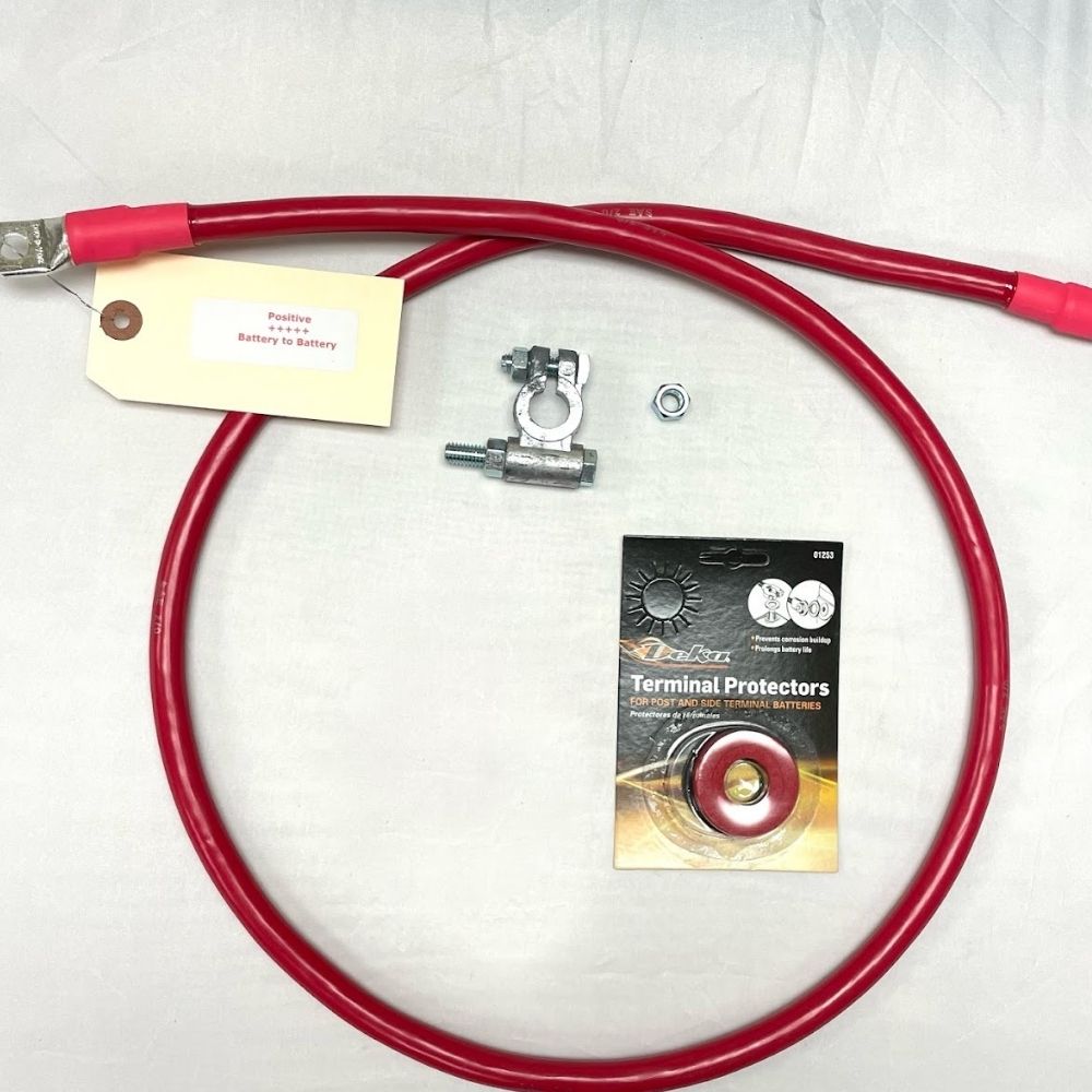 Ford - 7.3 L Diesel 1983-2003 Left Battery to Battery Cable #2249 1 Ford 1987-2003 Left Positive