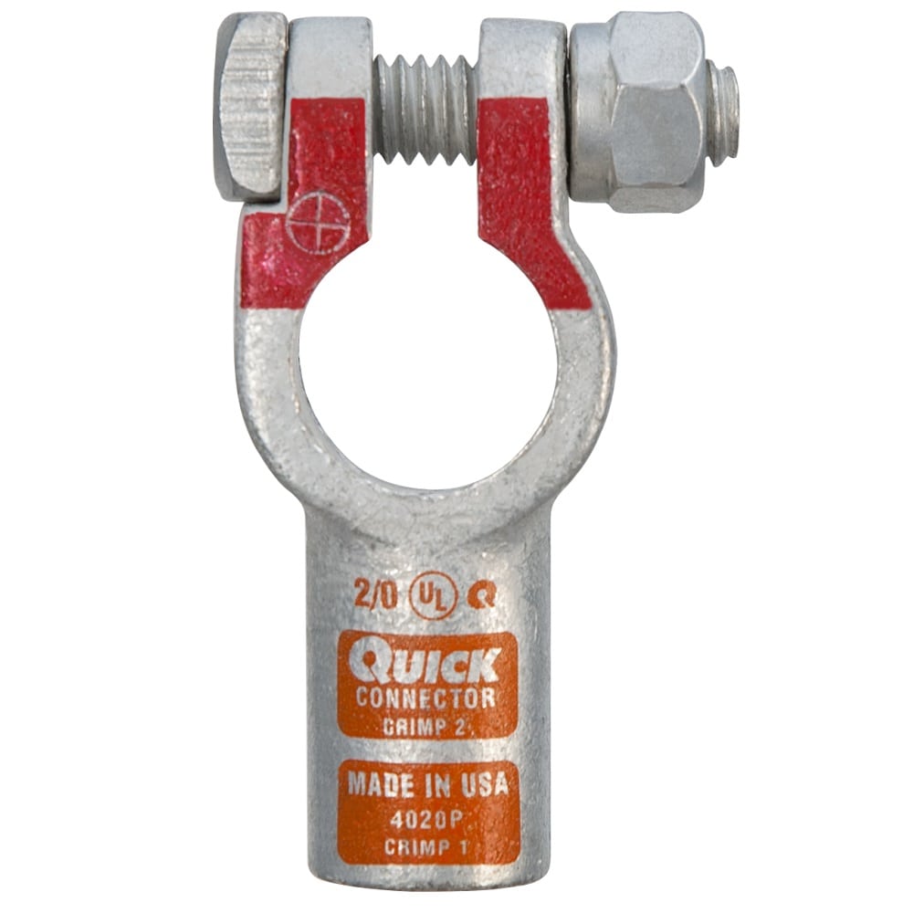 2/0 ga top post battery terminal