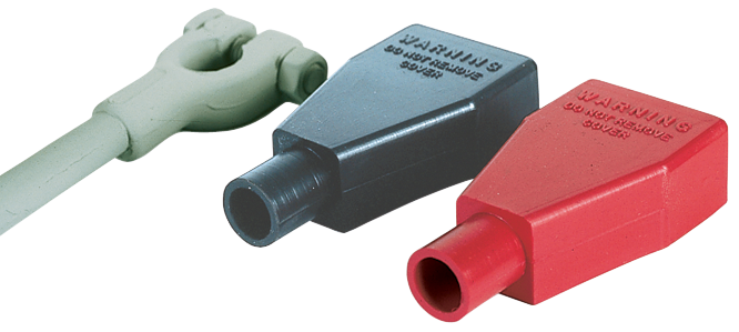 Military vehicles - battery terminal cover - BLACK