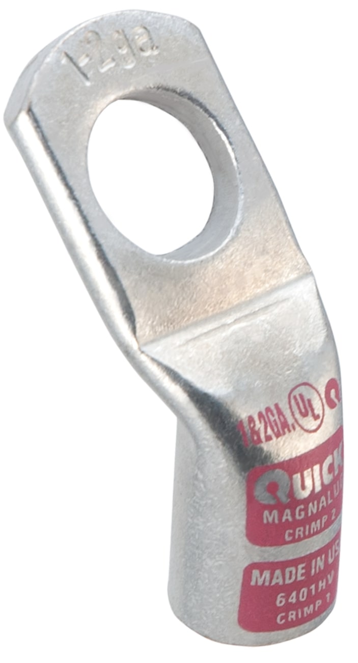Heavy Duty Lug with 45 degree bend  1-2 (1 or 2) Gauge
