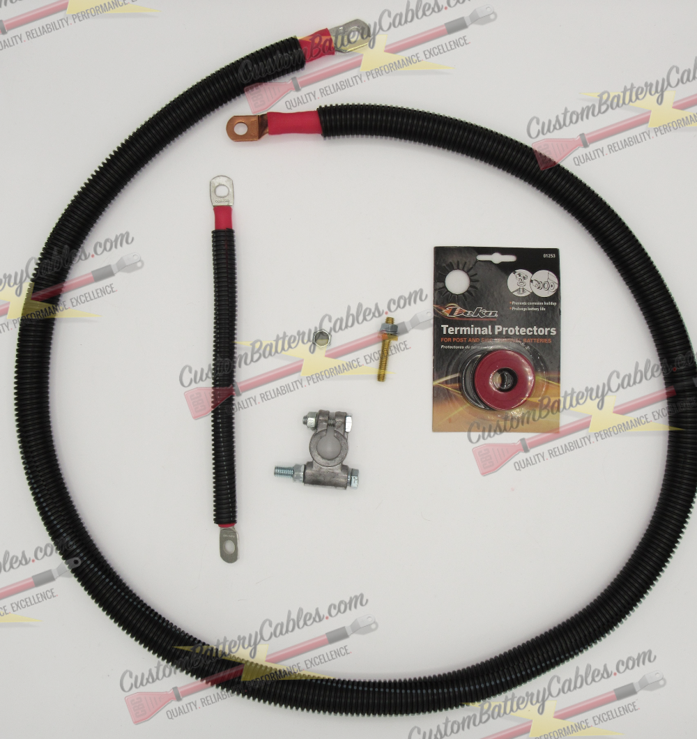 Dodge RAM Gen 2.5, 2500/3500, Cummins 24-valve 5.9L, 1998.5-2002, Left Positive 2/0 or 3/0 Starter Battery Cable 1 Dodge RAM Gen 2.5