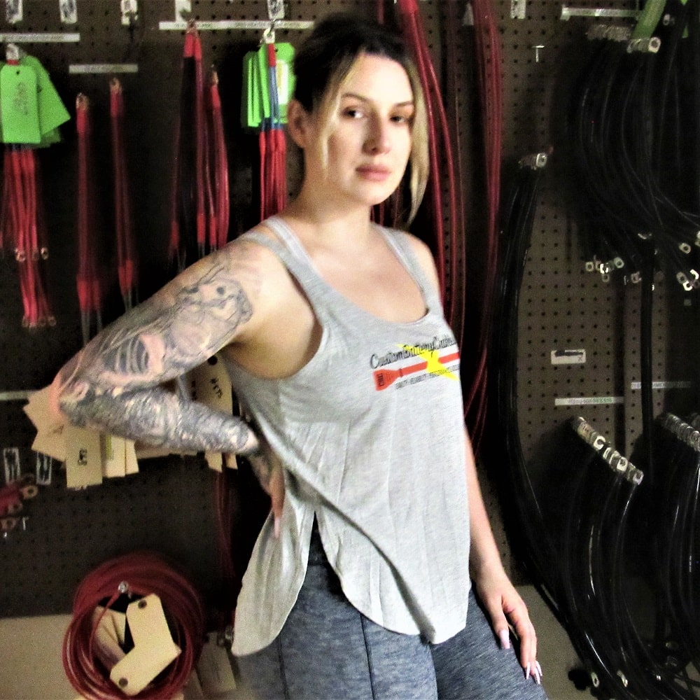 Custom Battery Cables flowy tank top
