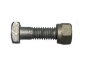 Corrosion resistant battery bolt and nut for top post battery terminal